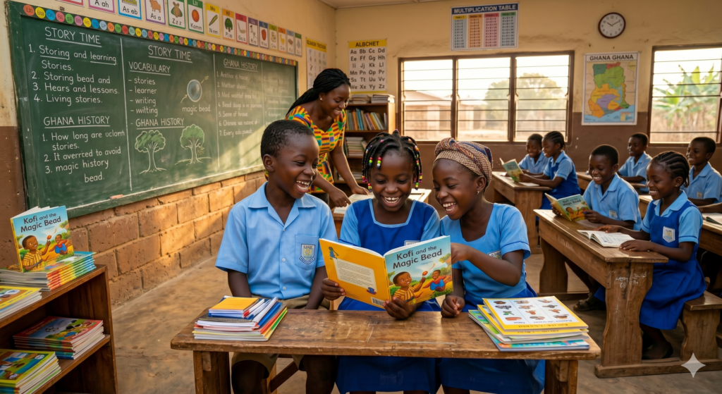 Holistic child development programs by Limadia Entity Foundation in Kumasi Ghana.